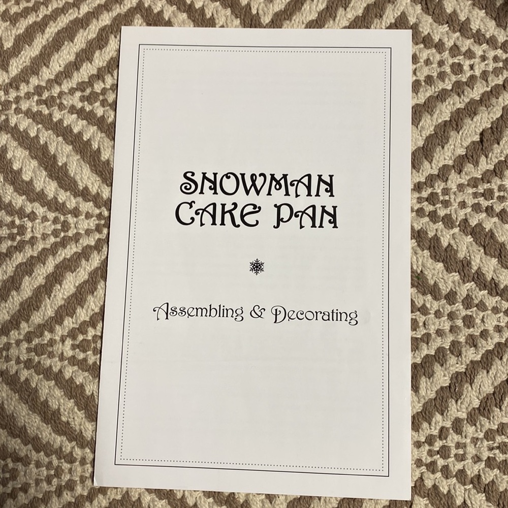 Snowman 3D cake pan Williams-Sonoma - Picture 6 of 8